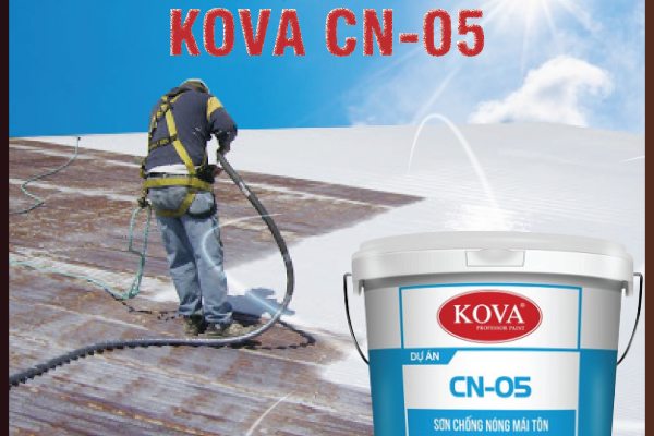 Sự vi diệu của sơn chống nóng Kova CN-05